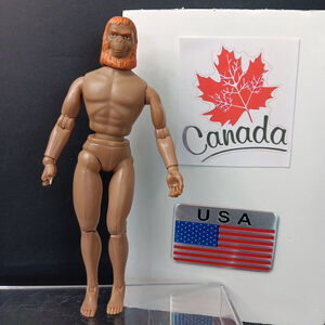 Mego Planet Of The Apes Dr. Zaius Action Figure Type 1 1974 Nude Flaws